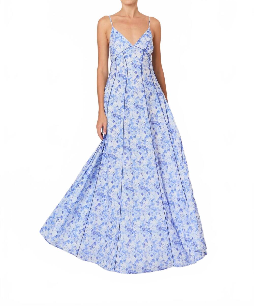 NEW ROSIE ASSOULIN cami maxi dress in watercolor floral